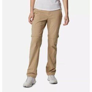 Columbia Women’s Omni-Shield Straight-Leg Pants – British Tan, Size L, Regular F